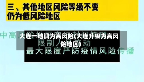 大连一地调为高风险(大连升级为高风险地区)
