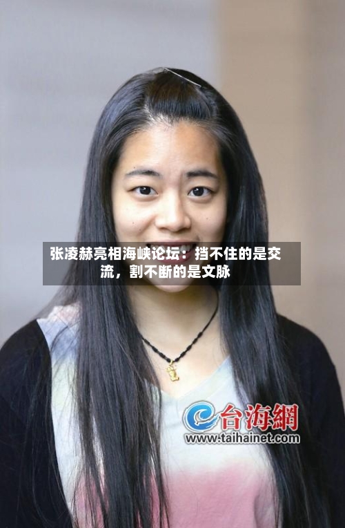 张凌赫亮相海峡论坛：挡不住的是交流	，割不断的是文脉-第2张图片