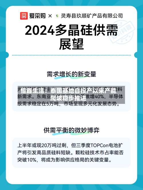 恒鑫生活：泰国基地自投产以来产能爬坡稳步推进-第2张图片