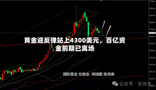 黄金迎反弹站上4300美元，百亿资金前期已离场-第2张图片