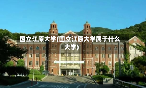国立江原大学(国立江原大学属于什么大学)