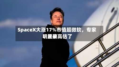 SpaceX大涨17%市值超微软	，专家：近来明显被高估了-第2张图片