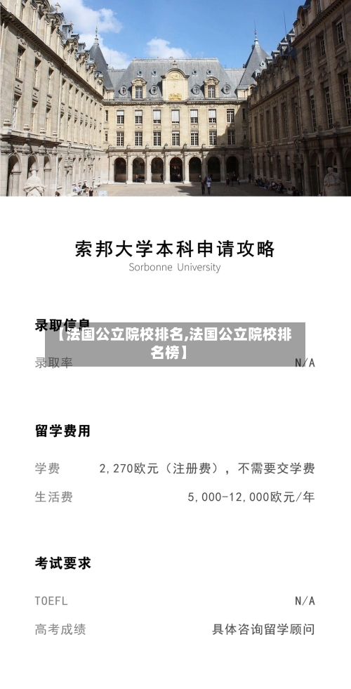 【法国公立院校排名,法国公立院校排名榜】-第2张图片