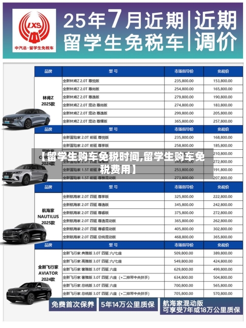 【留学生购车免税时间,留学生购车免税费用】-第2张图片