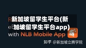 新加坡留学生平台(新加坡留学生平台app)