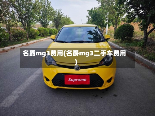 名爵mg3费用(名爵mg3二手车费用)