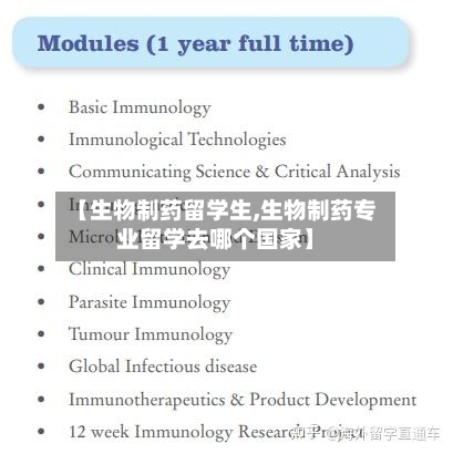 【生物制药留学生,生物制药专业留学去哪个国家】