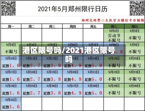 港区限号吗/2021港区限号吗