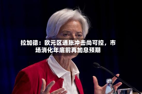 拉加德:欧元区通胀冲击尚可控,市场消化年底前再加息预期